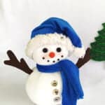 Boneco de Neve 20 CM Azul Royal