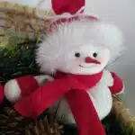 Boneco de Neve Vermelho