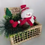 Boneco de Neve Vermelho